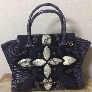 Brahmin Leather Priscilla Satchel